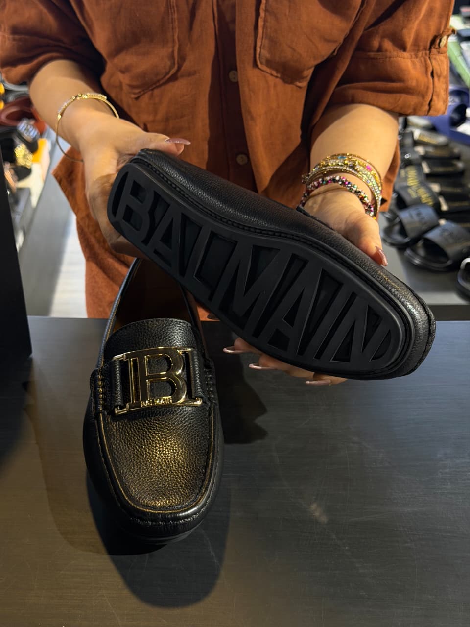 Balmain Leather Shoe