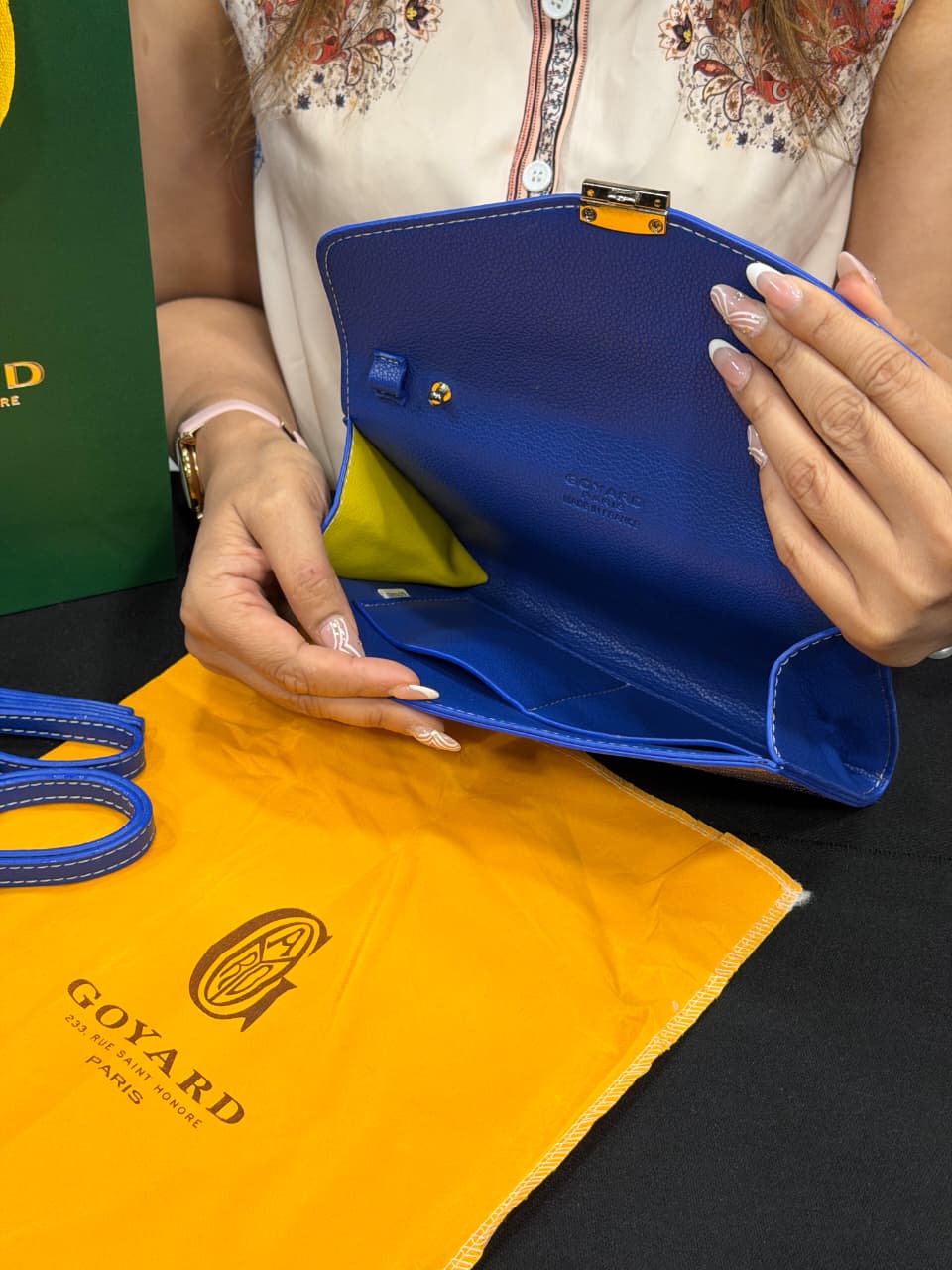 Goyard Pouch Bag with Hand Carry Bag