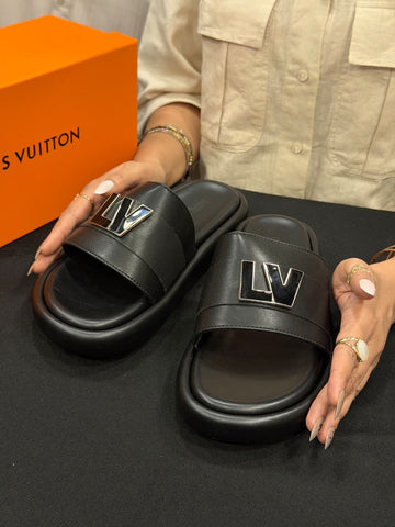 Louis Vuitton High End Slides with Box