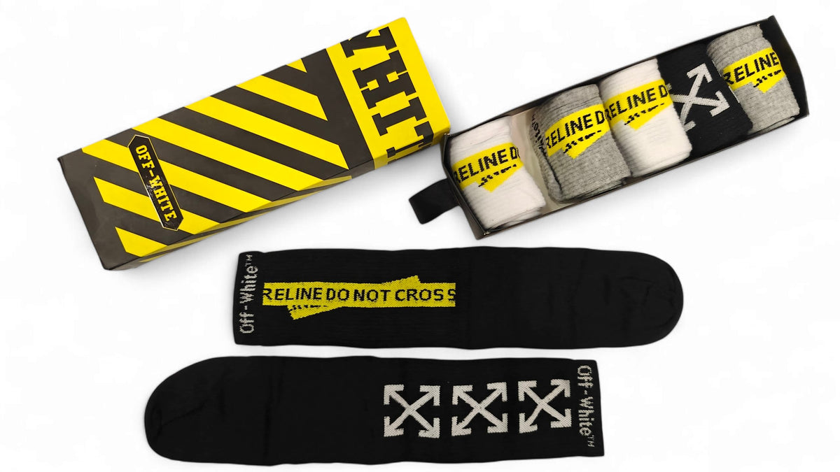 Off-White Scented Crew Socks- Pack of 6 - Original Made In Turkey