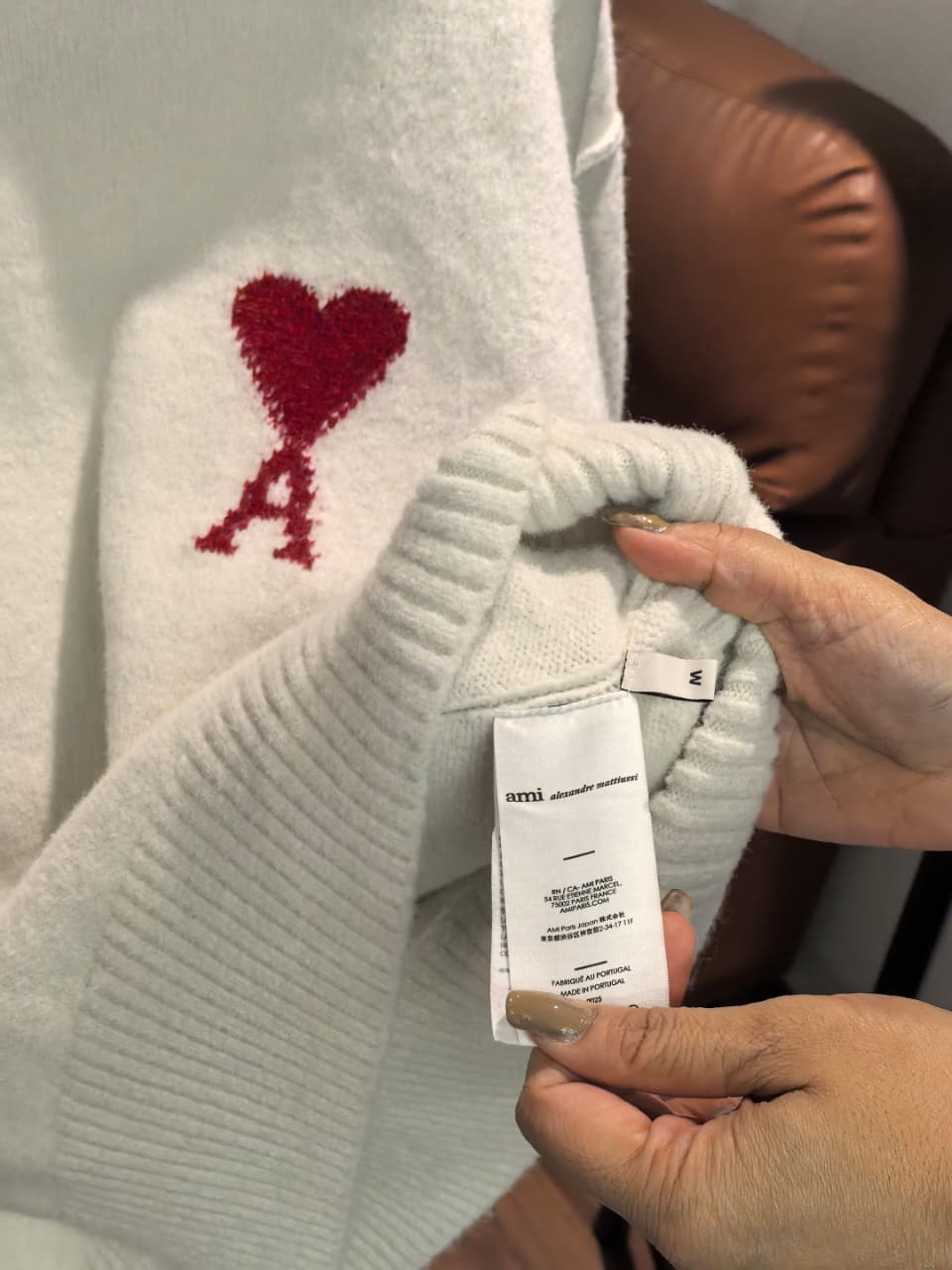 Ami 1:1 Super Premium Grade Wool Mix Jersey
