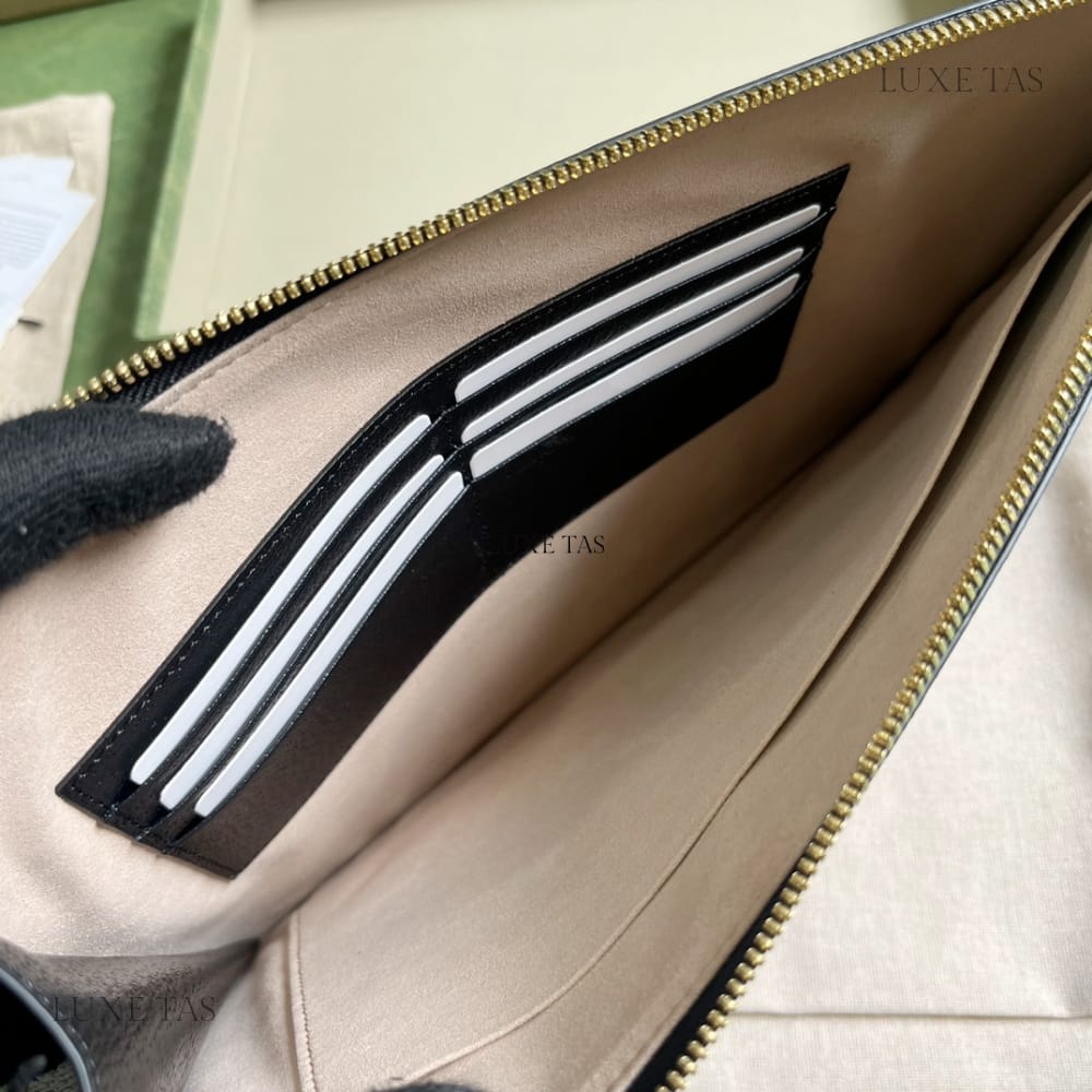 Gucci 1:1 Leather Super Premium Grade Men's Pouch