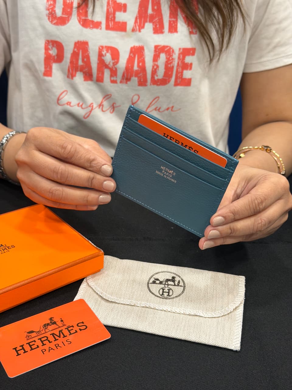 Hermes High End Card Holder with Box