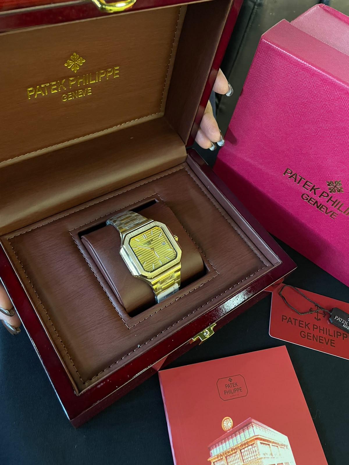Patek Philippe Cubitus AAA Class Steanless Steal Watch with Complete! box Packaging