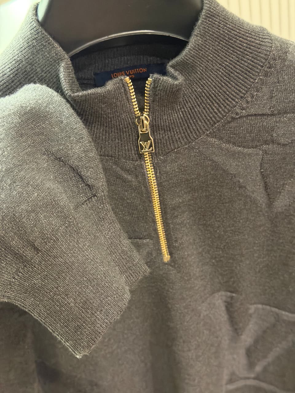 Louis Vuitton 1:1 Super Premium Grade Quarter Zipper Knitwear