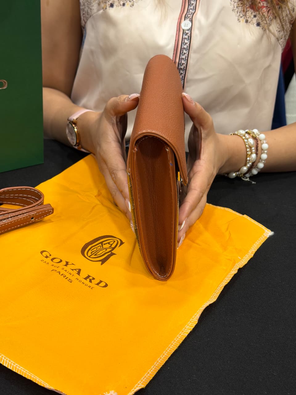 Goyard Pouch Bag with Hand Carry Bag